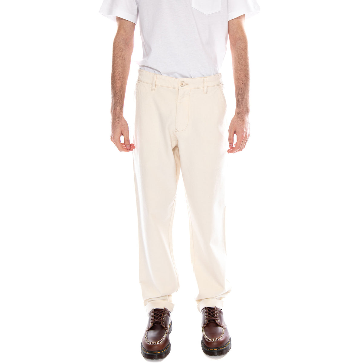 ONLY & SONS - Pantaloni Uomo Bianchi 22037154 4937902 ONLY & SONS 