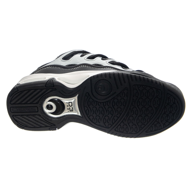 D3 2001 (25th) Footwear Black/White/Red - Scarpe Stringate Uomo Multicolore 1141 OS000146 OSIRIS 