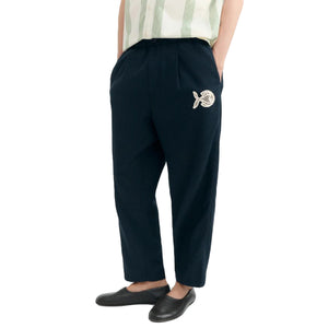 MARCELO PANTS NAVY FISH - Pantaloni Uomo Blu MPT00173 NVY THINKING MU 