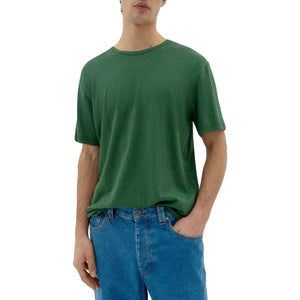 HEMP TEE DILL - Maglietta Girocollo Uomo Verde MTS00436 GRN THINKING MU 