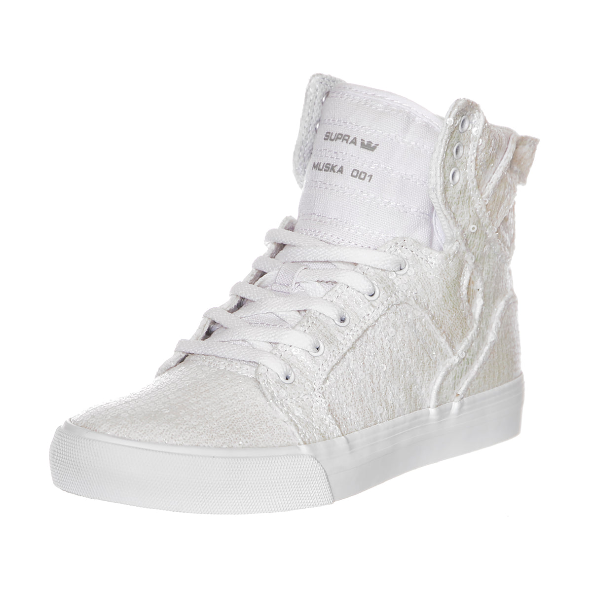 Skytop - Scarpe Profilo Alto Bambino / Bambina Bianche 58002-161-M-161 . SUPRA 