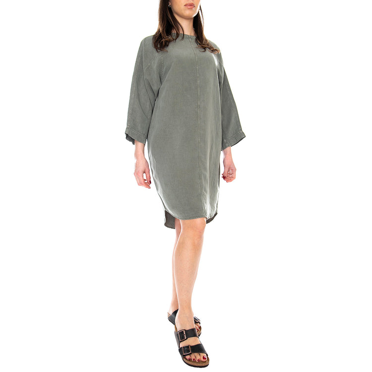Lynxie Dress - Dark Sage - Abito Donna Verde 201616-076 . ELVINE 