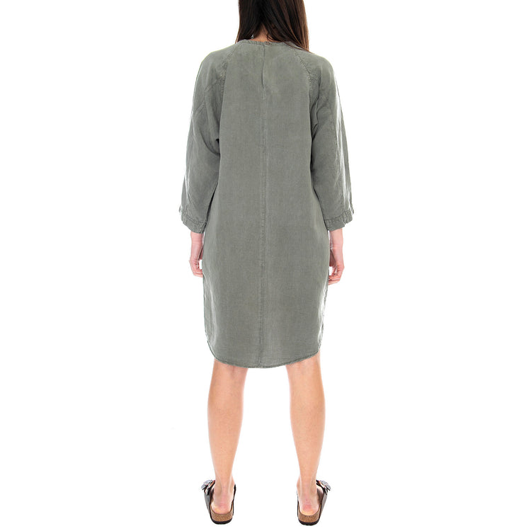 Lynxie Dress - Dark Sage - Abito Donna Verde 201616-076 . ELVINE 