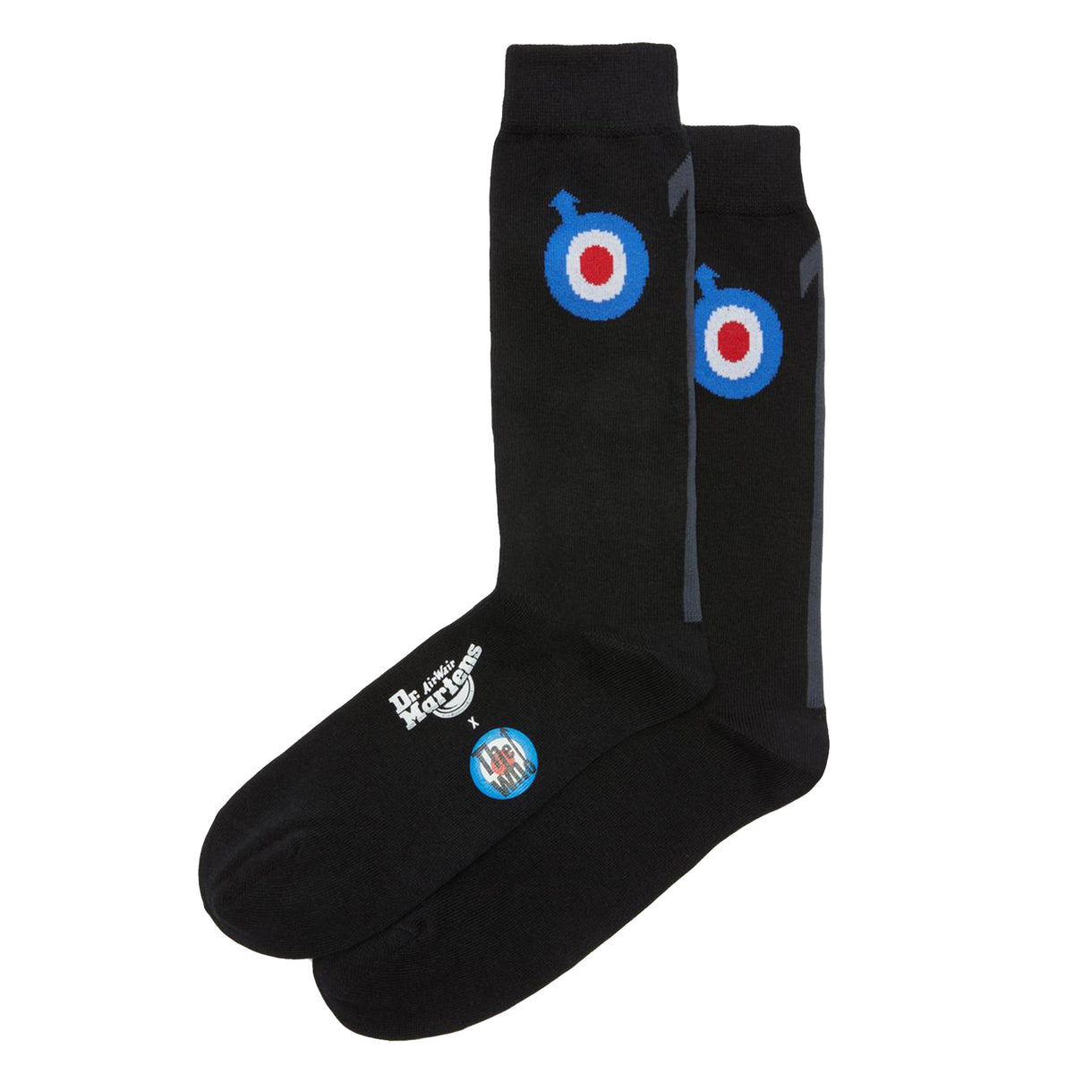 The Who Socks - Black - Calzini Neri DMCAC853001 . DR.MARTENS 