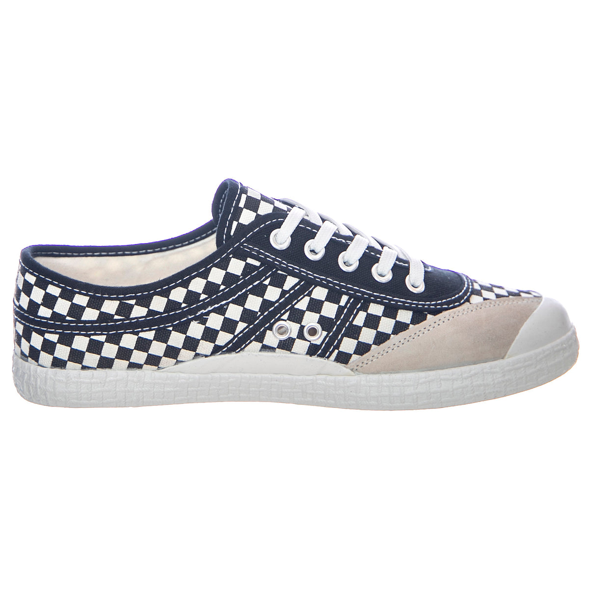Square Shoes - Multicolored - Scarpe Stringate Profilo Basso Donna Multicolore KWS192029-8004 . KAWASAKI 
