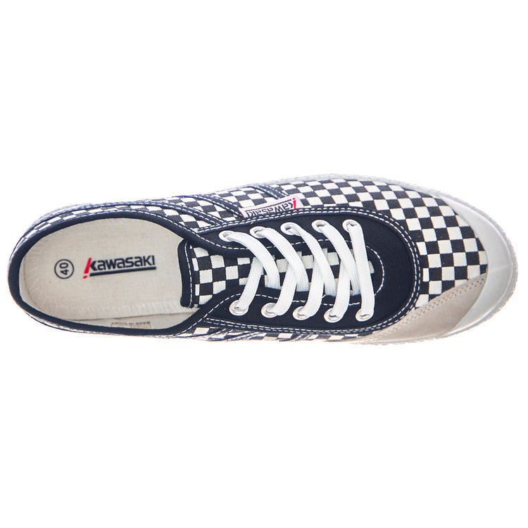 Square Shoes - Multicolored - Scarpe Stringate Profilo Basso Donna Multicolore KWS192029-8004 . KAWASAKI 