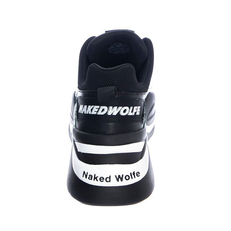 Track Sneakears - Green Croco - Scarpe Profilo Basso Donna Nere / Verdi NWSTRACK-GRNCR . NAKED WOLFE 