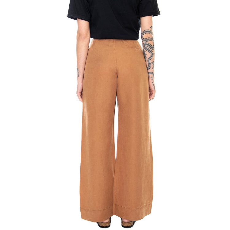 Womens Lisette Pants - Toffee - Pantaloni Donna Marroni 330332-441 . ELVINE 