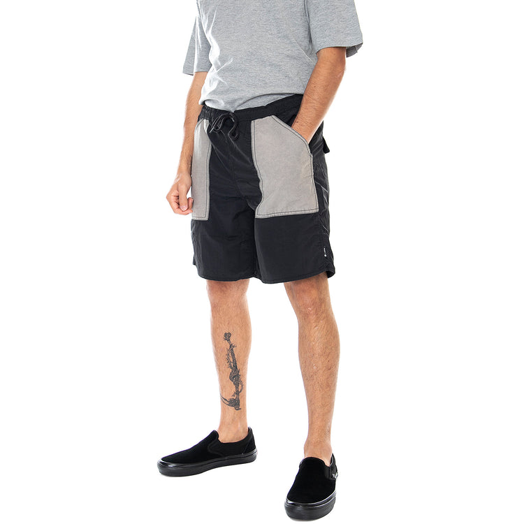 Mens BPM Shorts - Black - Bermuda Uomo Neri PT00156-BLACK . HUF 