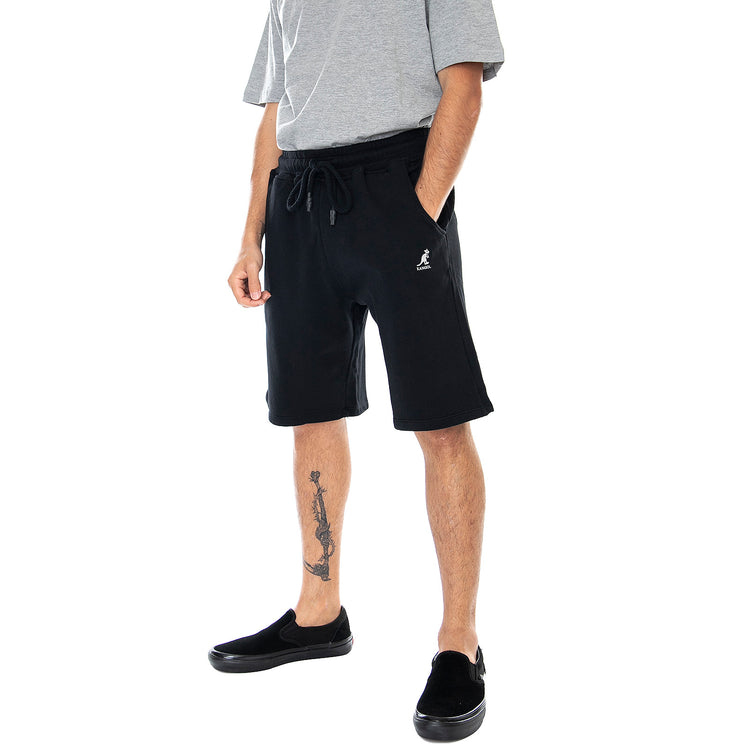 Mens Fenton Shorts - Black - Bermuda Uomo Neri KA300102 . KANGOL 