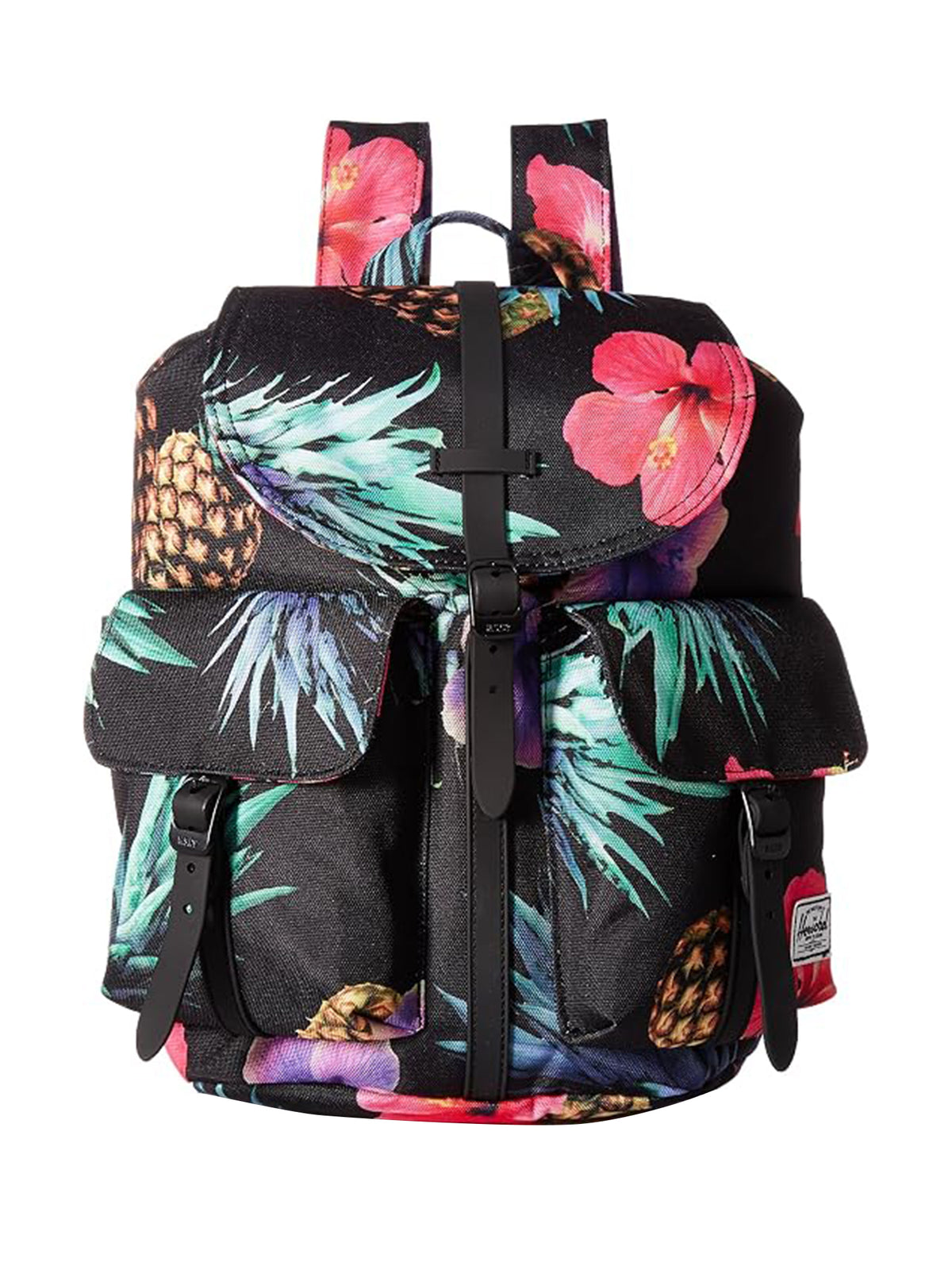 DAWSON X-SMALL BLACK PINEAPPLE/BLACK RUBBER - Zaino Nero 10301-01852-OS . HERSCHEL 
