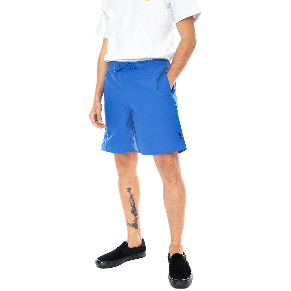 Mens Fuck It Easy Shorts - Olympian Blue - Bermuda Uomo Blu PT00118-OLBLU . HUF 