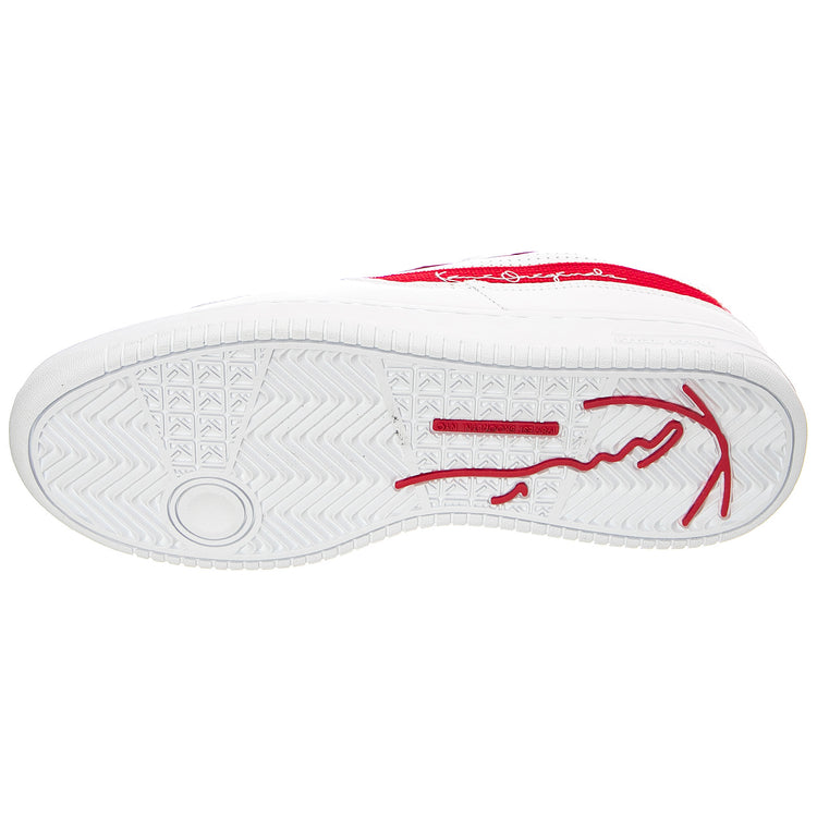 Mens Kani 89 Shoes - White / Red - Scarpe Stringate Profilo Basso Uomo Bianche KRSKKFWM000004 . KARL KANI 