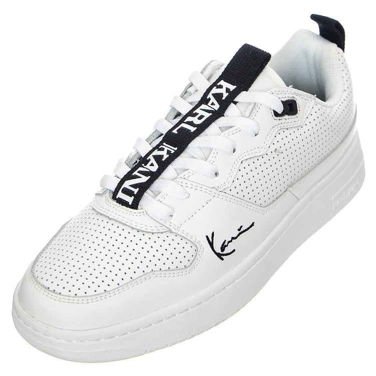 Mens Kani 89 Shoes - White / Black - Scarpe Stringate Profilo Basso Uomo Bianche KRSKKFWM000006 . KARL KANI 