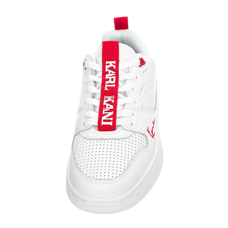 Mens Kani 89 TT Shoes - White / Red - Scarpe Stringate Profilo Basso Uomo Bianche KRSKKFWM000007 . KARL KANI 