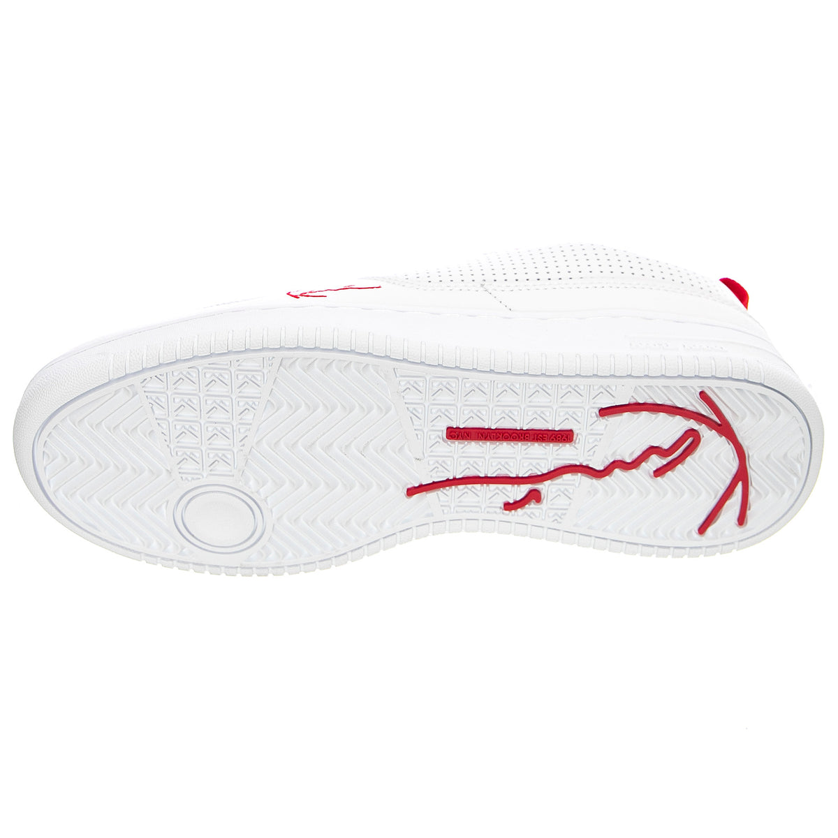 Mens Kani 89 TT Shoes - White / Red - Scarpe Stringate Profilo Basso Uomo Bianche KRSKKFWM000007 . KARL KANI 