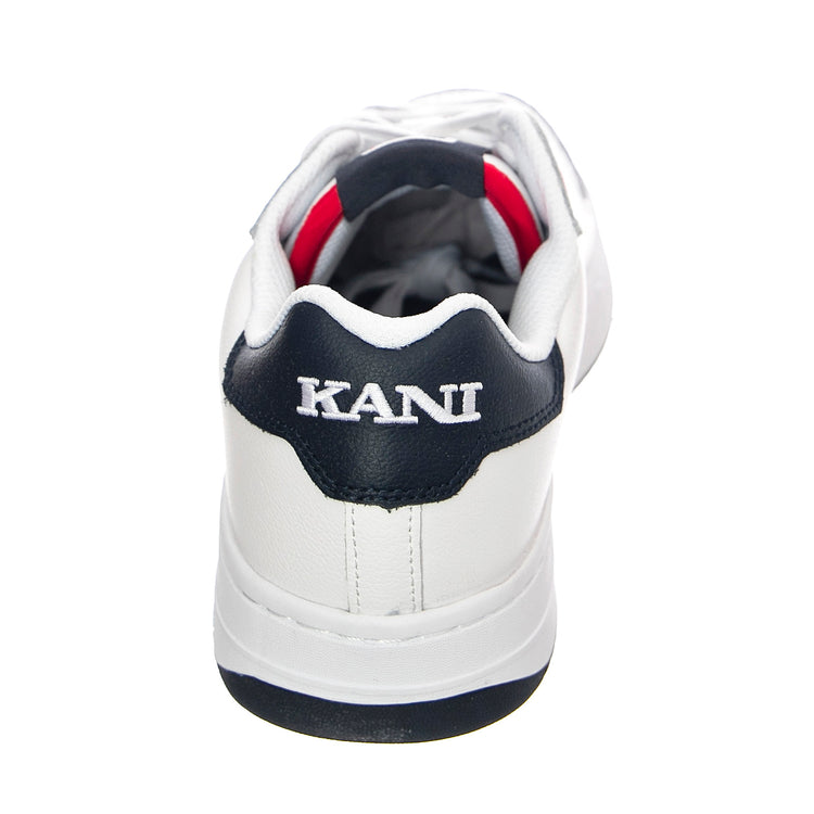 Mens Kani 89 Shoes - Classic White / Blue / Red - Scarpe Stringate Profilo Basso Uomo Bianche KRSKKFWM000012 . KARL KANI 