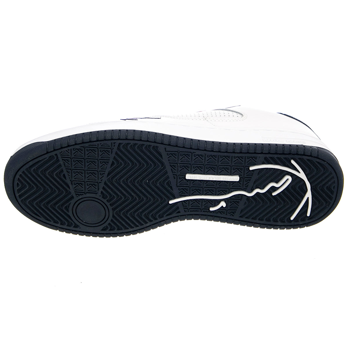 Mens Kani 89 Shoes - Classic White / Blue / Red - Scarpe Stringate Profilo Basso Uomo Bianche KRSKKFWM000012 . KARL KANI 