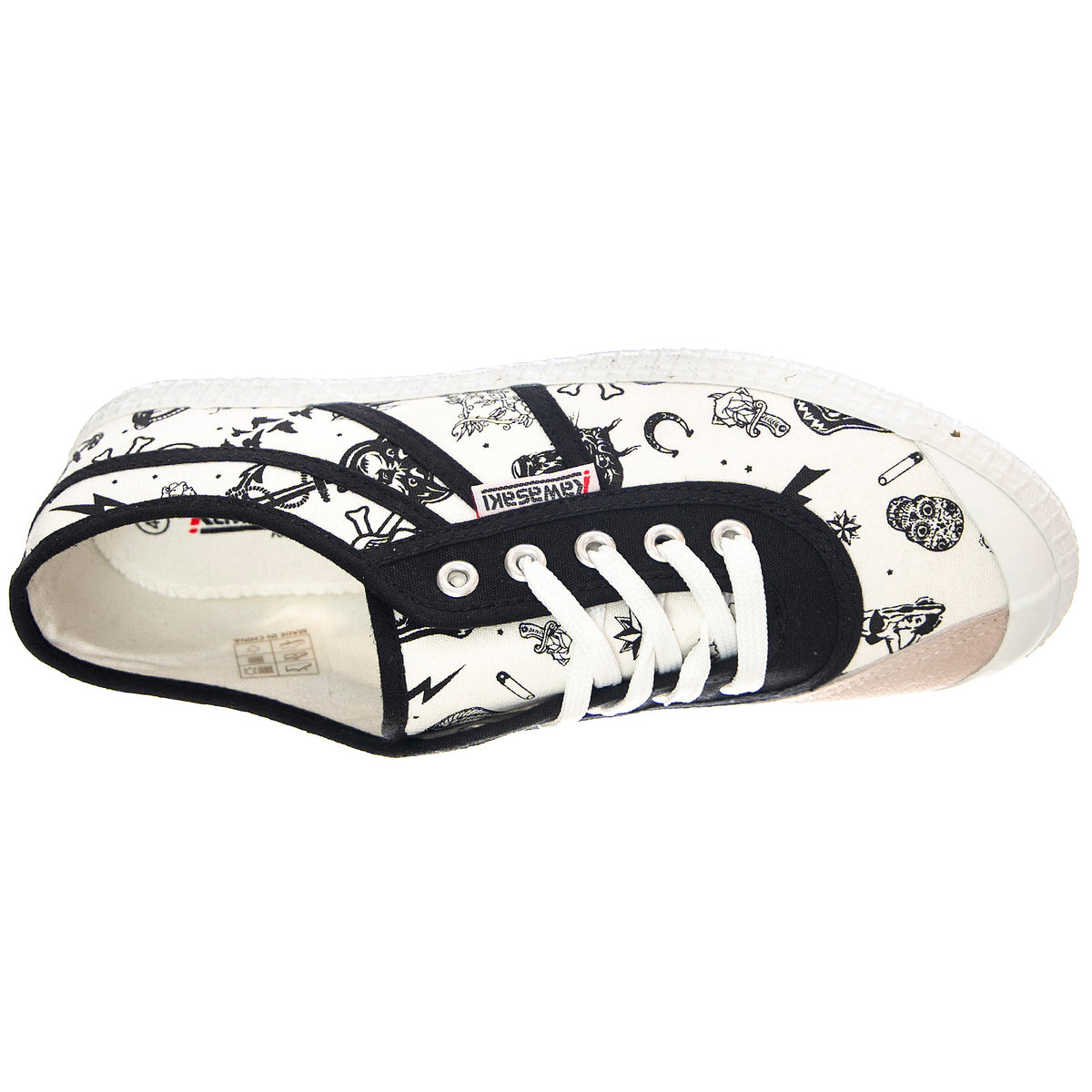 Tatoo 202420 - Scarpe Stringate Profilo Basso Uomo / Donna Multicolore KWS202420-1002 . KAWASAKI 