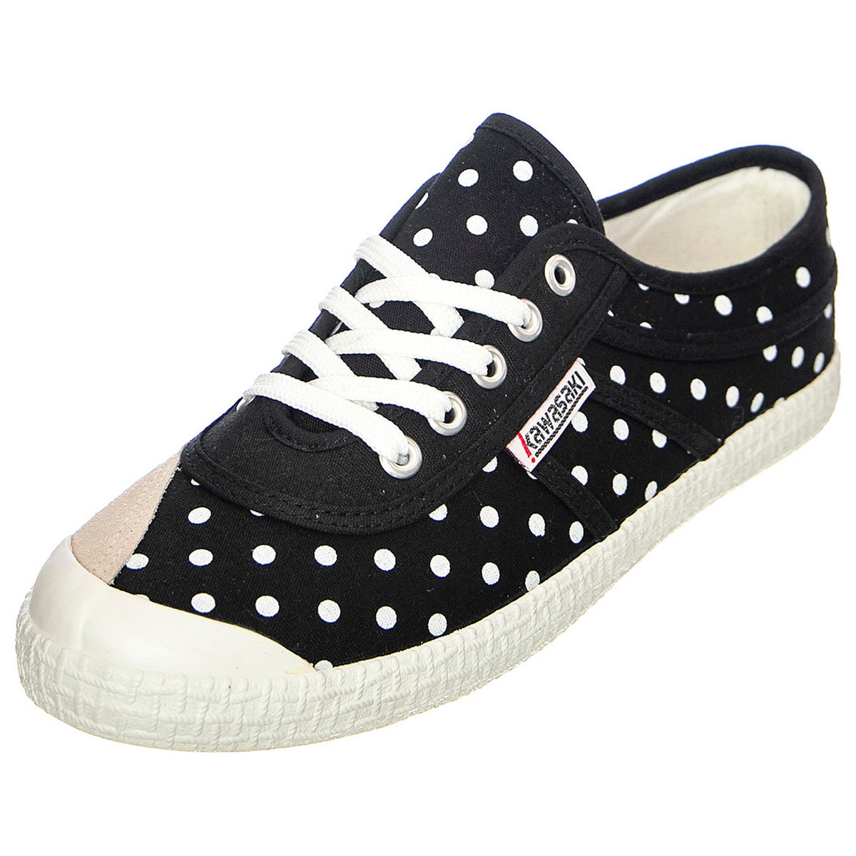 Polka 202421 - Scarpe Stringate Profilo Basso Donna Nere KWS202421-1001 . KAWASAKI 