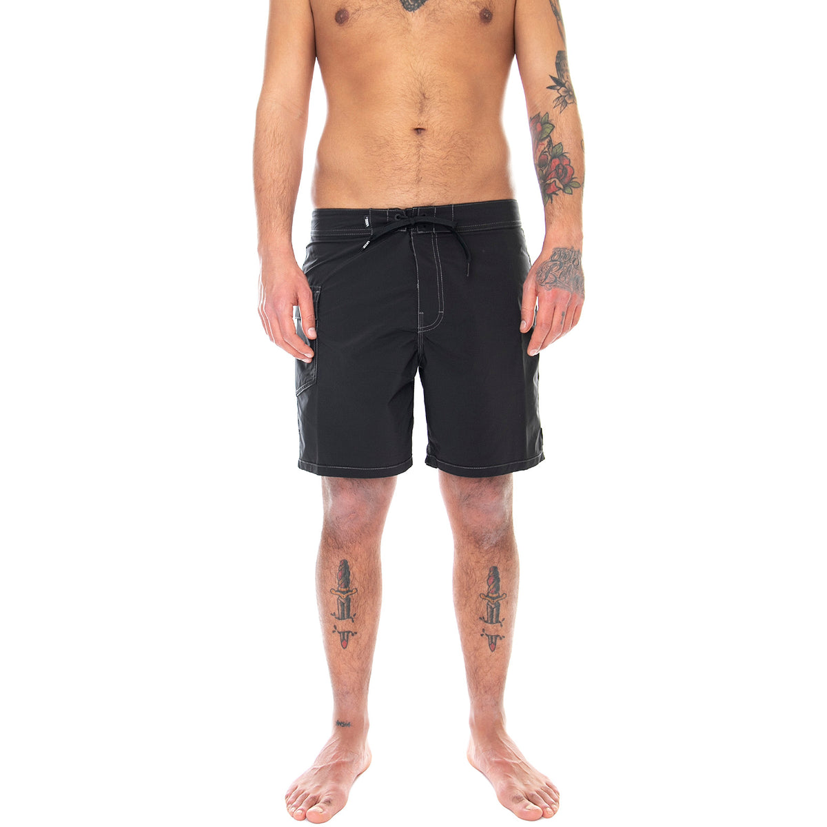 Mens Ever-Ride Swim Shorts II - Black - Bermuda da Bagno Uomo Neri VN0A49QWBLK1 . VANS 
