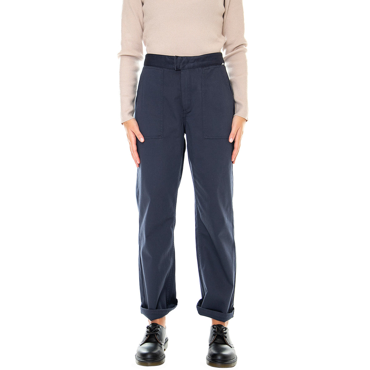 Karina - Pantaloni Donna Blu VN0A4SBJJDU1 . VANS 