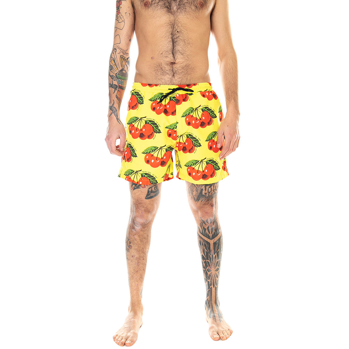 Cherry Allover - Costume da Bagno Uomo Multicolore / Giallo 22SITK70-YELLOW . IUTER 