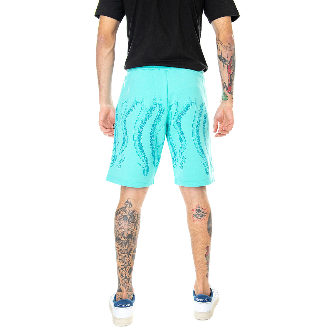Octopus Dyed - Bermuda Uomo Verdi / Acquamarin 22SOSS04-ACQUAMARIN . OCTOPUS 