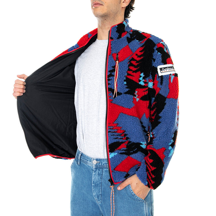 Fleece Zip Through - Giacca Uomo Multicolore SRAR70005-MLT . ARIES 