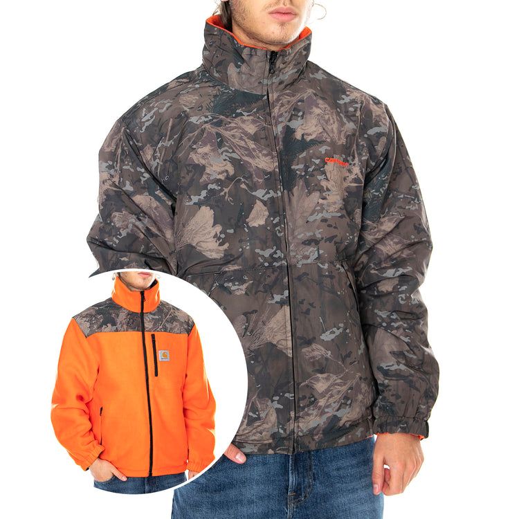 Denby Reversible Jacket Camo Combi / Safety Orange - Giacca Uomo Multicolore I028094.0G2.00.03 . CARHARTT WIP 