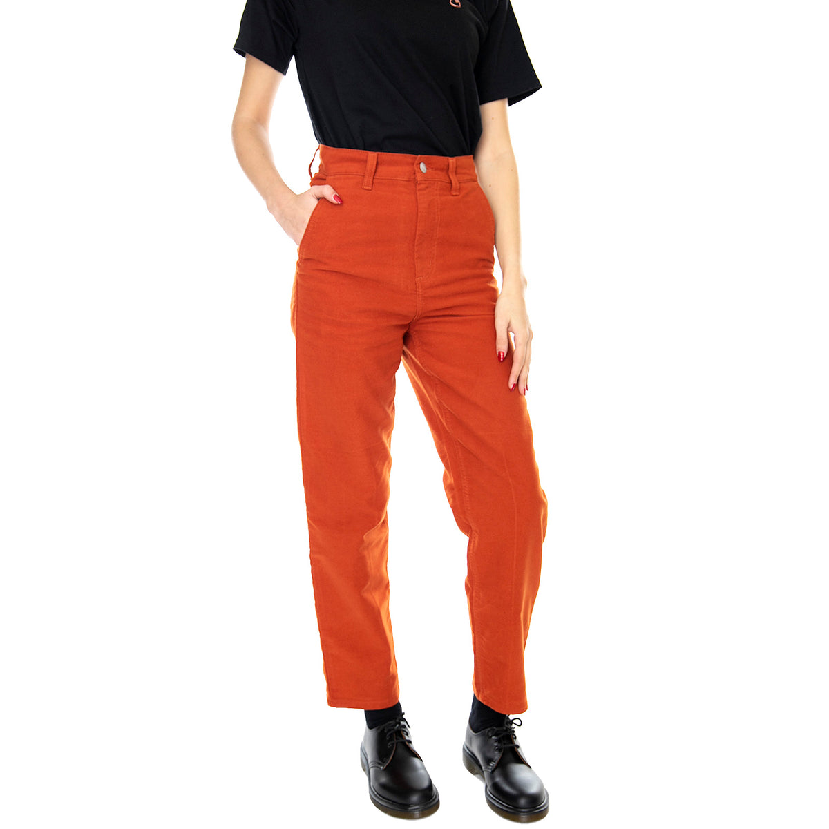 W' Amanda Pant Cinnamon - Pantaloni Donna Arancioni I028642.0F0.02.00 . CARHARTT WIP 