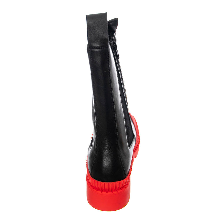 Womens Trecking Black / Red Boots JCSJC97021-BLA . JEFFREY CAMPBELL 