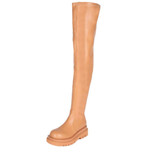 Tanked-Ok - Stivali Donna Beige / Natural JCSJCD0342009-NAT . JEFFREY CAMPBELL 