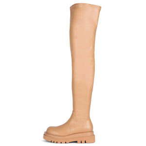 Tanked-Ok - Stivali Donna Beige / Natural JCSJCD0342009-NAT . JEFFREY CAMPBELL 