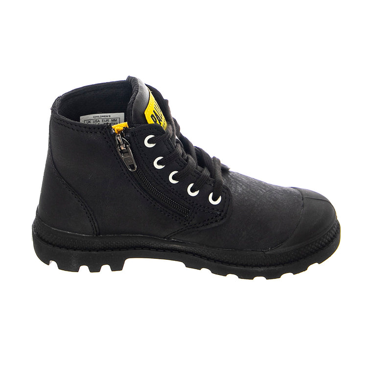 Pampa Mid Lth Zip - Stivaletti Bambino Neri PAK57230-008-M . PALLADIUM 