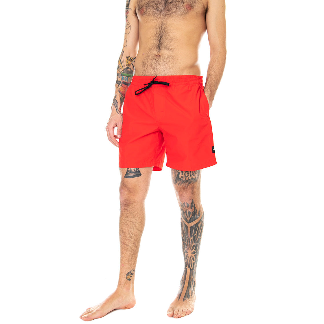Primary Volley II - Costume da Bagno Uomo Rosso / High Risk Red VN0A49R54PV1 . VANS 