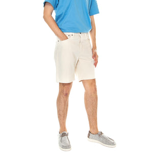 M' Newel Short Natural Stone Washed - Bermuda Uomo Bianchi I029149-0506 . CARHARTT WIP 