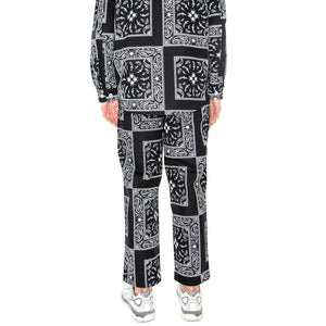 M' Bandana Chino Pant Black - Pantaloni Uomo Neri / Multicolore PNT0020BLK . DOOMSDAY 