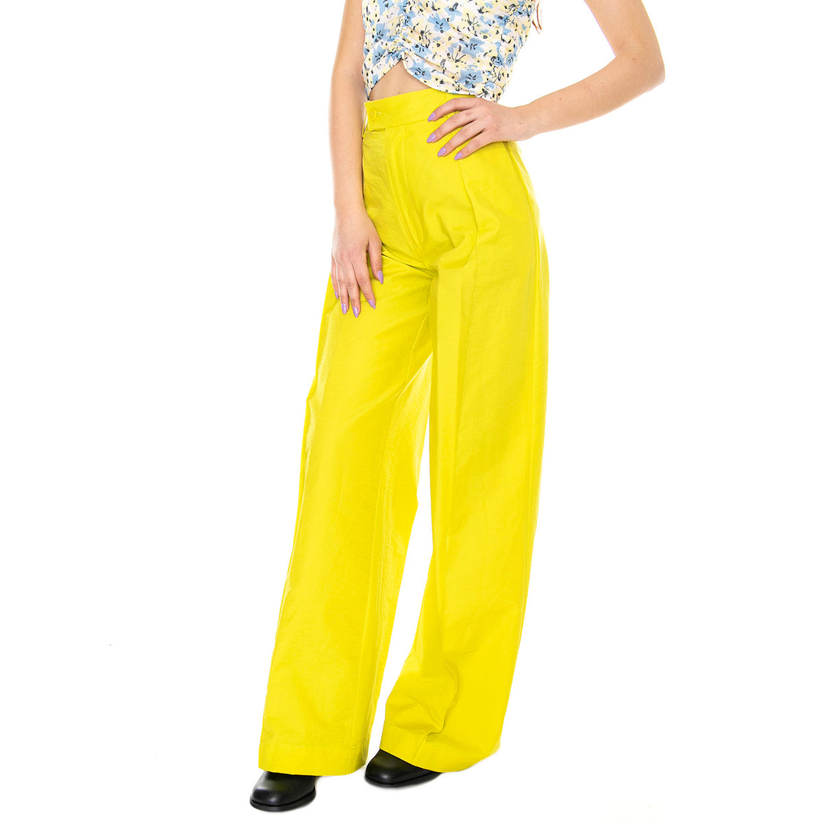 W' W251KORA527W497-160 - Pantaloni Donna Gialla W251KORA527W497- . SKILLS 