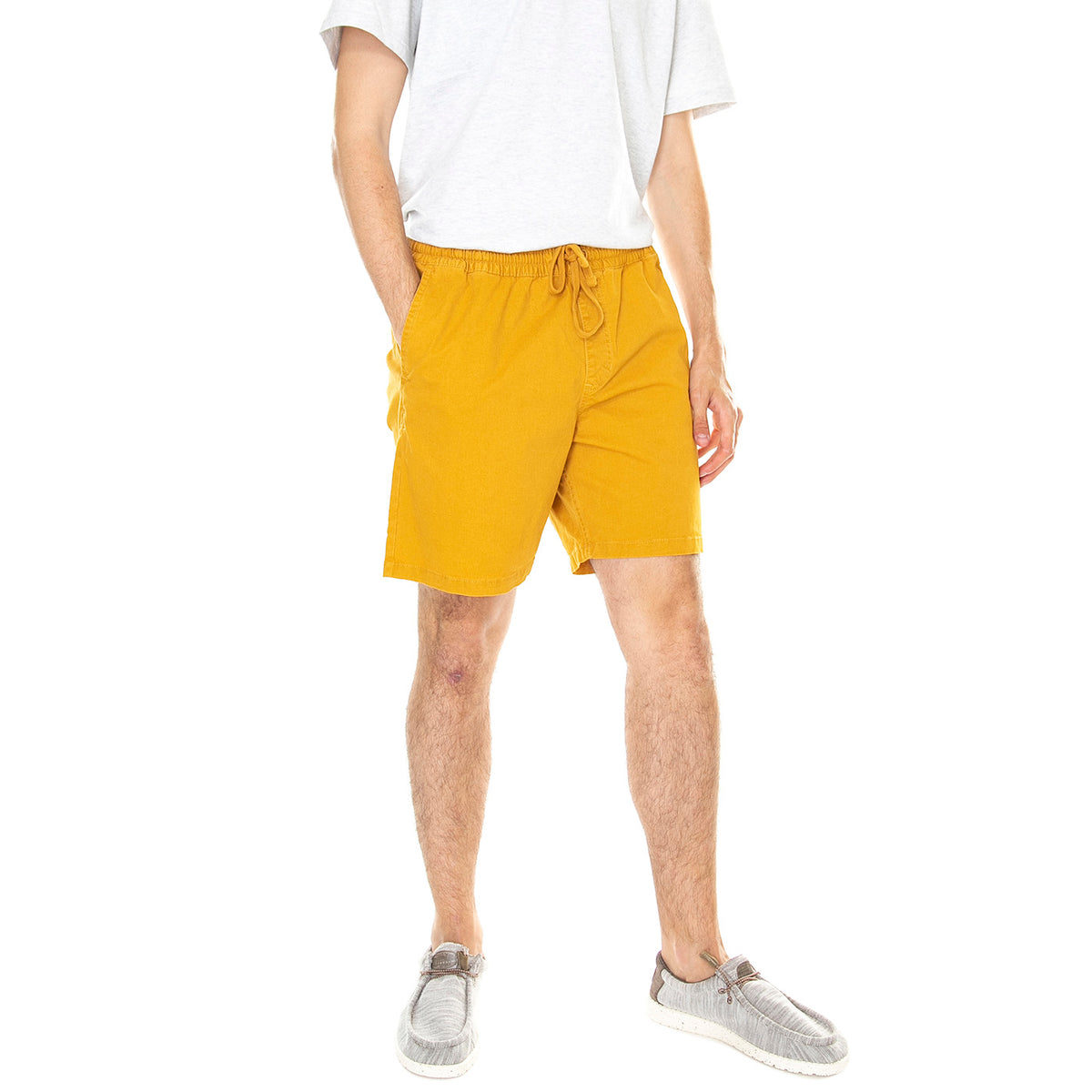 M' Range Salt Wash Relaxed Elastic Short Narcissus - Bermuda Uomo Arancioni VN0A5FKCG4O1 . VANS 