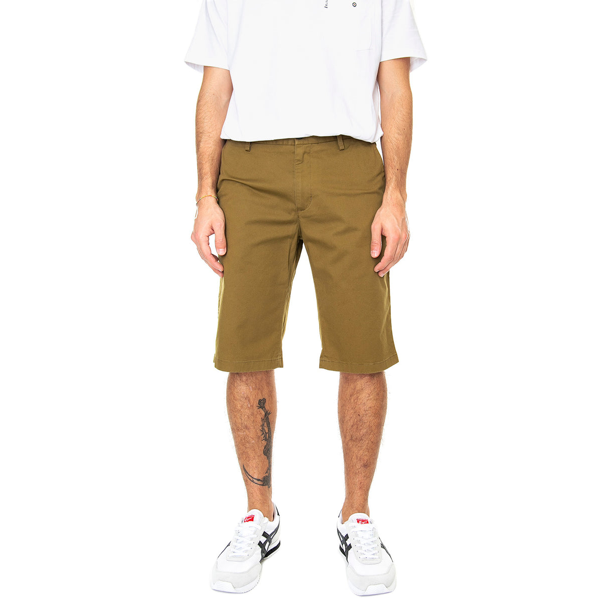 Signature Chino Short Grasshopper - Bermuda Uomo Verdi 65091-653 . BEN SHERMAN 