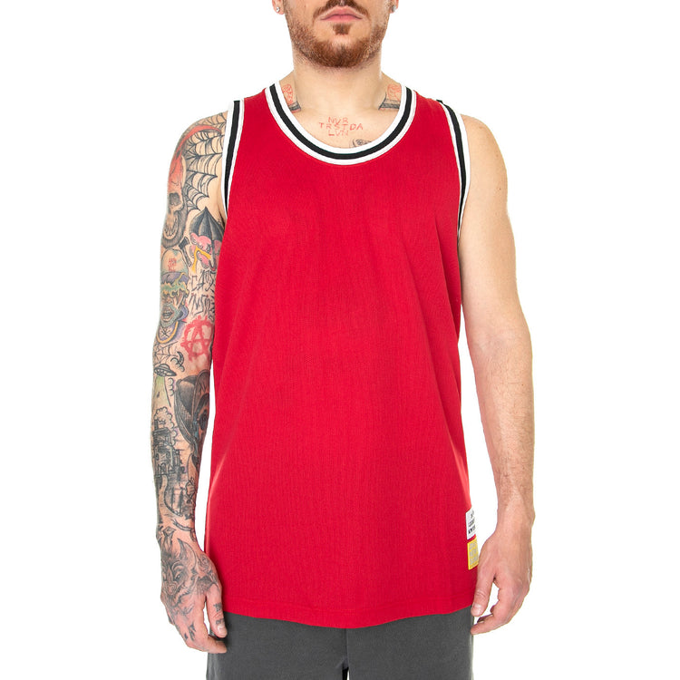 NYS Basketball Jersey English Red - Canotta Uomo Rossa DK0A4Y45ER01 . DICKIES 