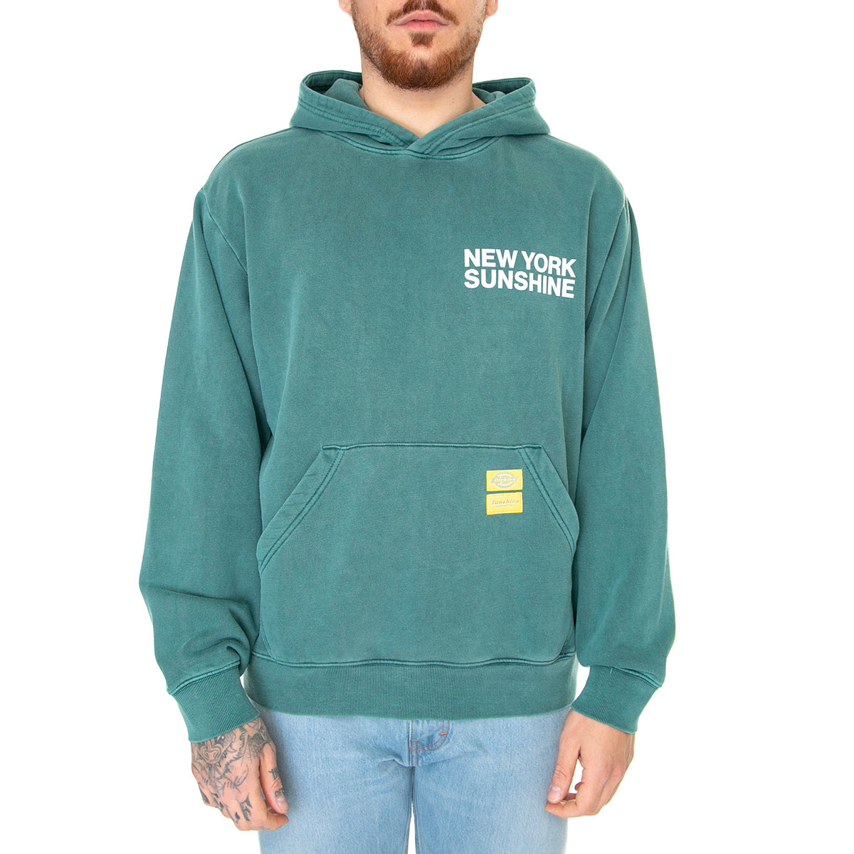 NYS Install Team Hoodie Forest - Felpa con Cappuccio Uomo Verde DK0A4Y4DFTX1 . DICKIES 