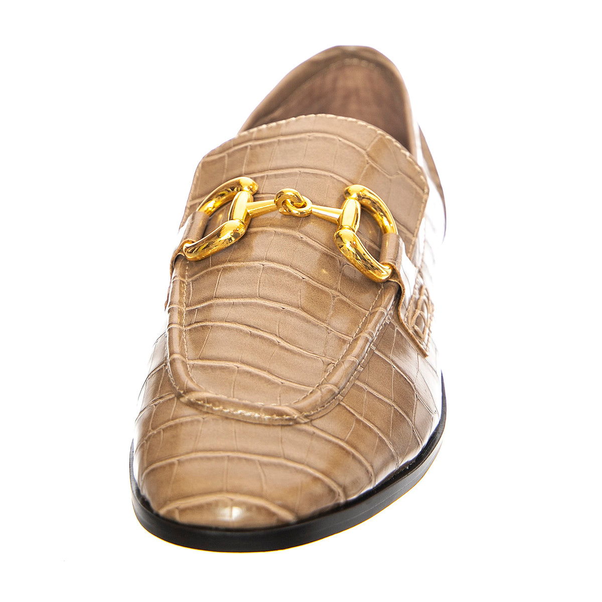 W' Velviteen Dark Sand Croco - Mocassini Donna Marroni JCSJCD-131-1-23-DAR . JEFFREY CAMPBELL 