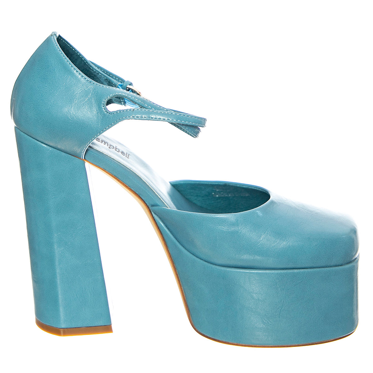 W' Leila Blue Patent - Scarpe Donna Blu JCSR726PG-19-004-BLU . JEFFREY CAMPBELL 