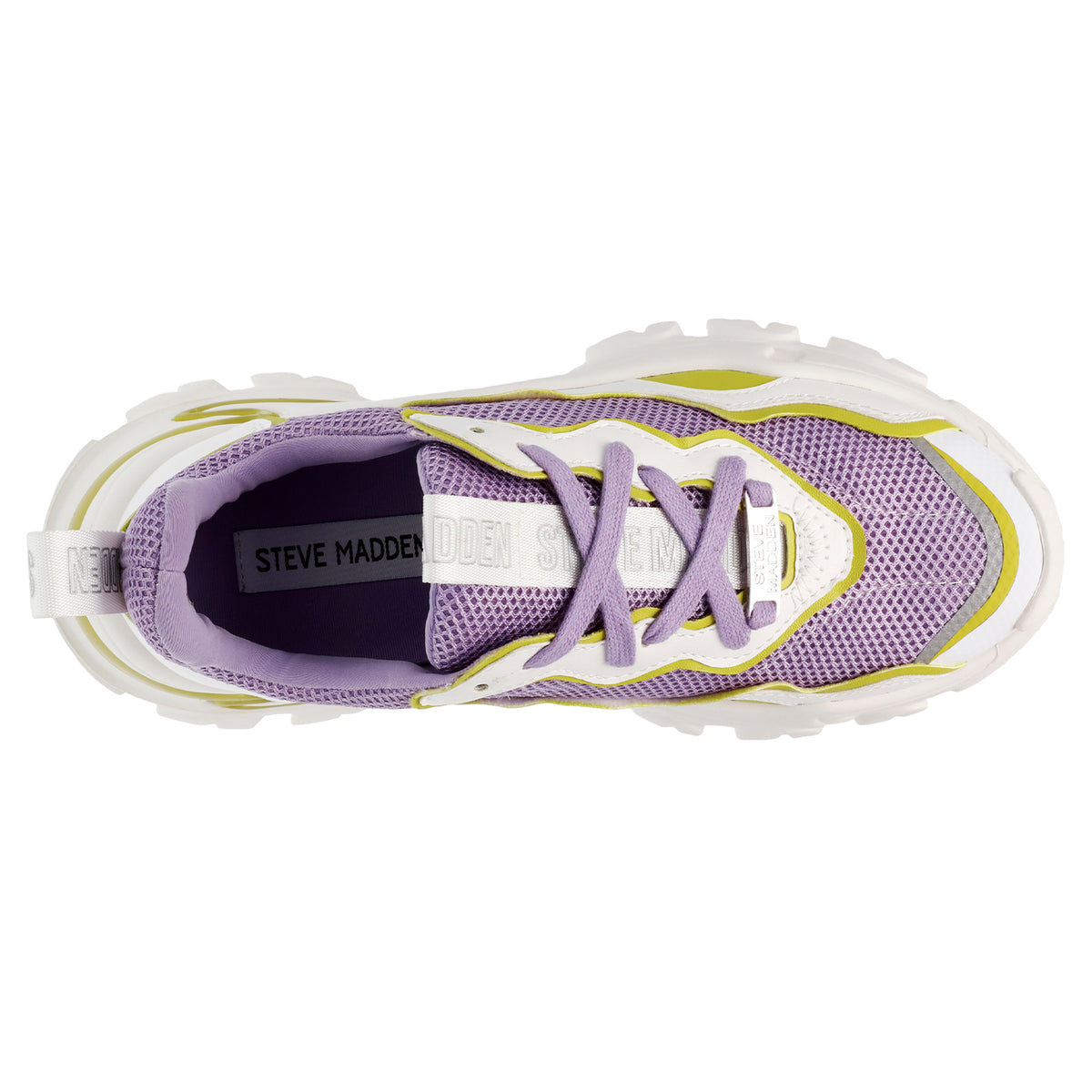 Manerva Lavender / White - Scarpe Stringate Profilo Basso Donna Multicolore SMPMANERVA-LAVWHT . STEVE MADDEN 