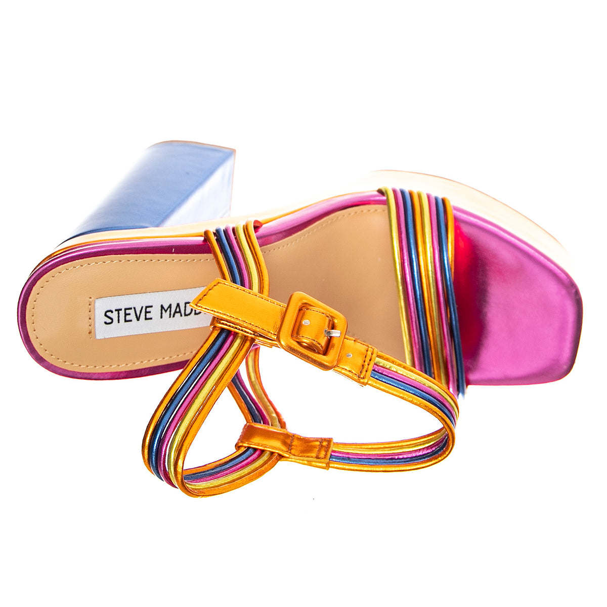 Pin-Up Org Multi - Sandali Donna Multicolore SMSPIN-UP-ORG . STEVE MADDEN 