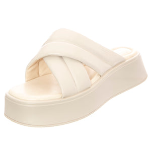 W' Courtney Off White Cow Leather - Sandali Donna Bianchi VBS5334-201-02 . VAGABOND 
