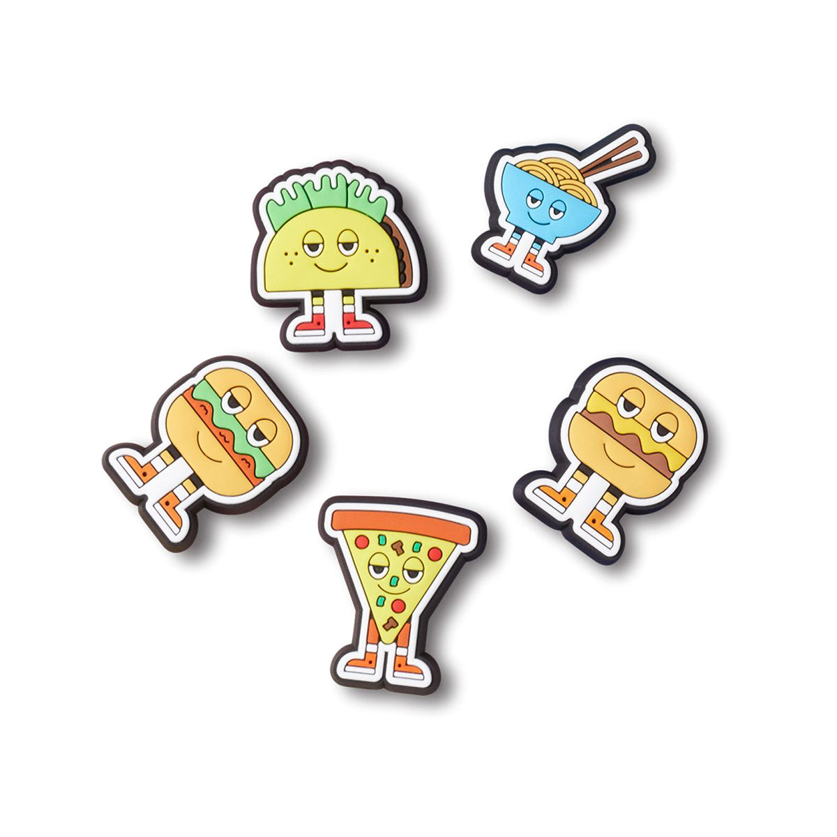 Chill Foods 5 Pack - Set da 5 Charm per Calzature Crocs Multicolore CR.4041-JIB . CROCS 