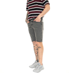 501 Original Shorts Lets Go To The Moon Black - Bermuda Denim Jeans Uomo Grigi 36512-0225 . LEVIS 